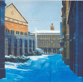 Genova innevata